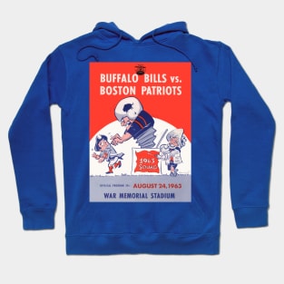 Vintage Buffalo Bills Game Programs Hoodie